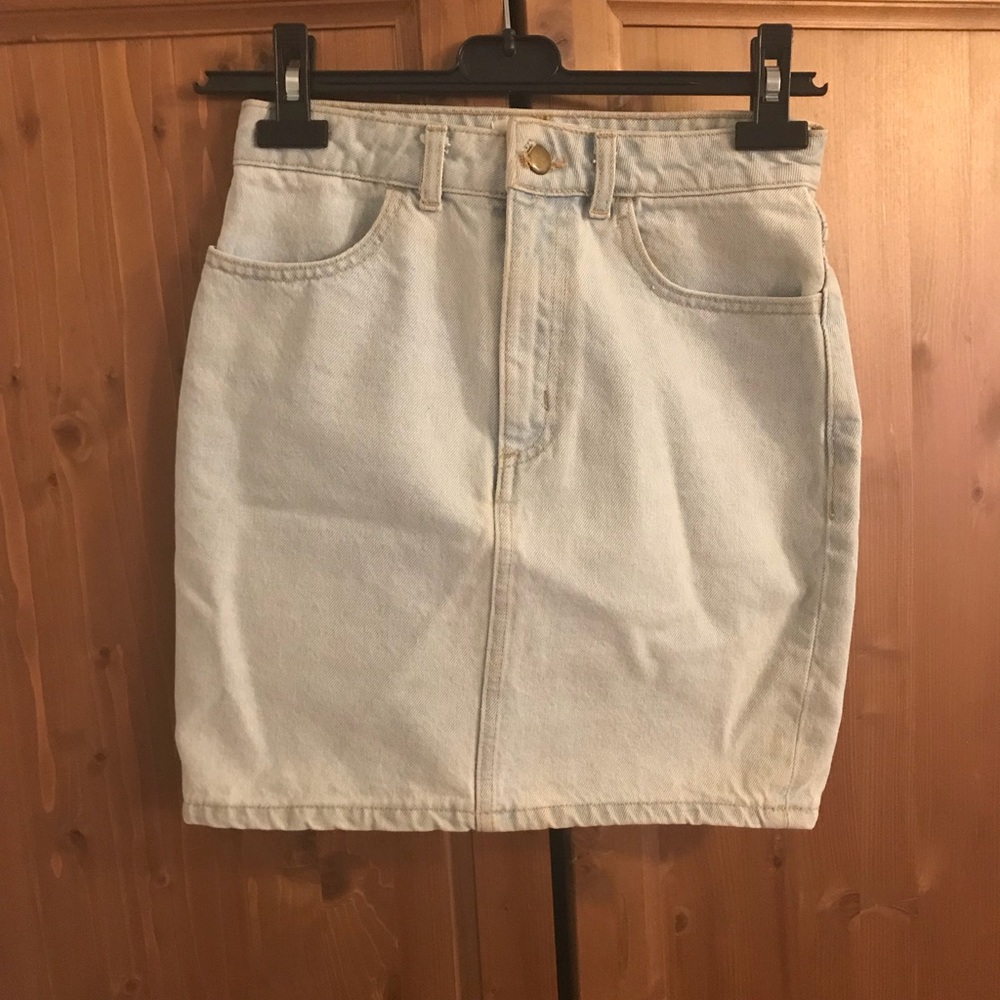 High Waist Denim Skirt